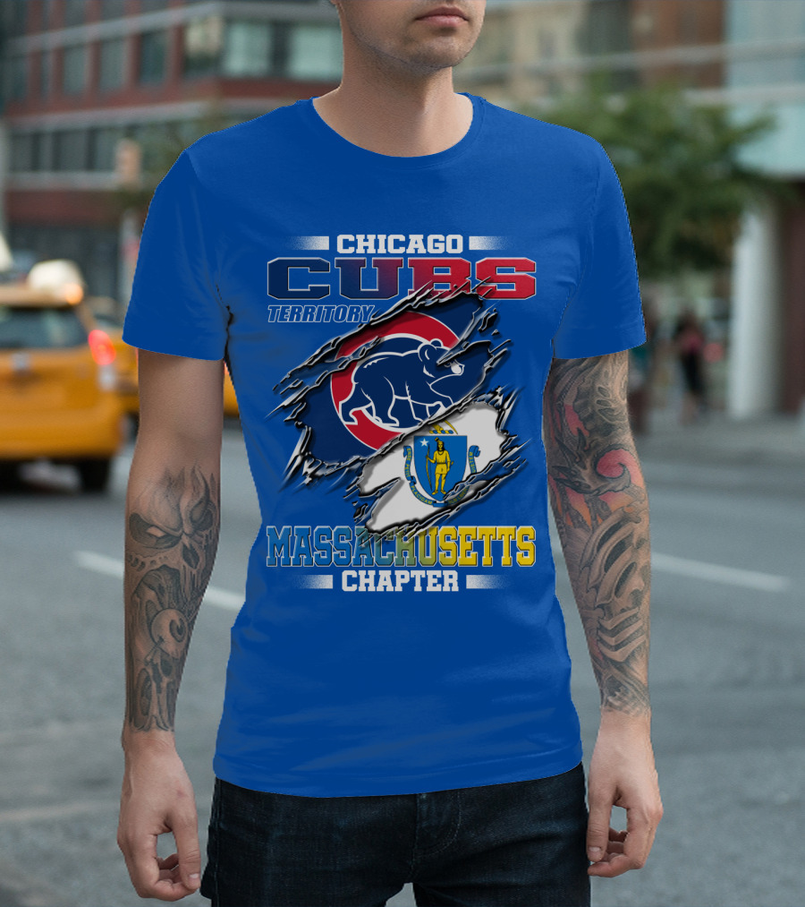 Chicago Cubs Territory Massachusetts Chapter T-Shirt