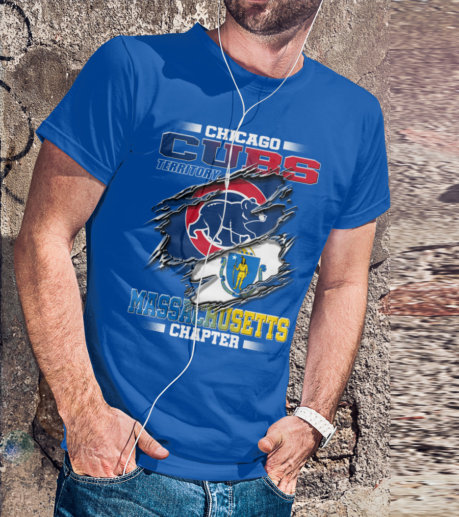 Chicago Cubs Territory Massachusetts Chapter T-Shirt