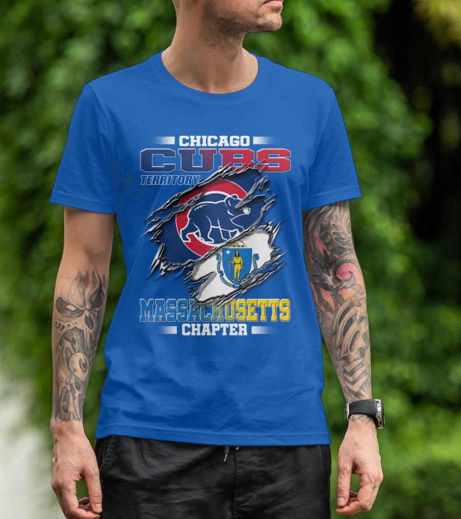 Chicago Cubs Territory Massachusetts Chapter T-Shirt