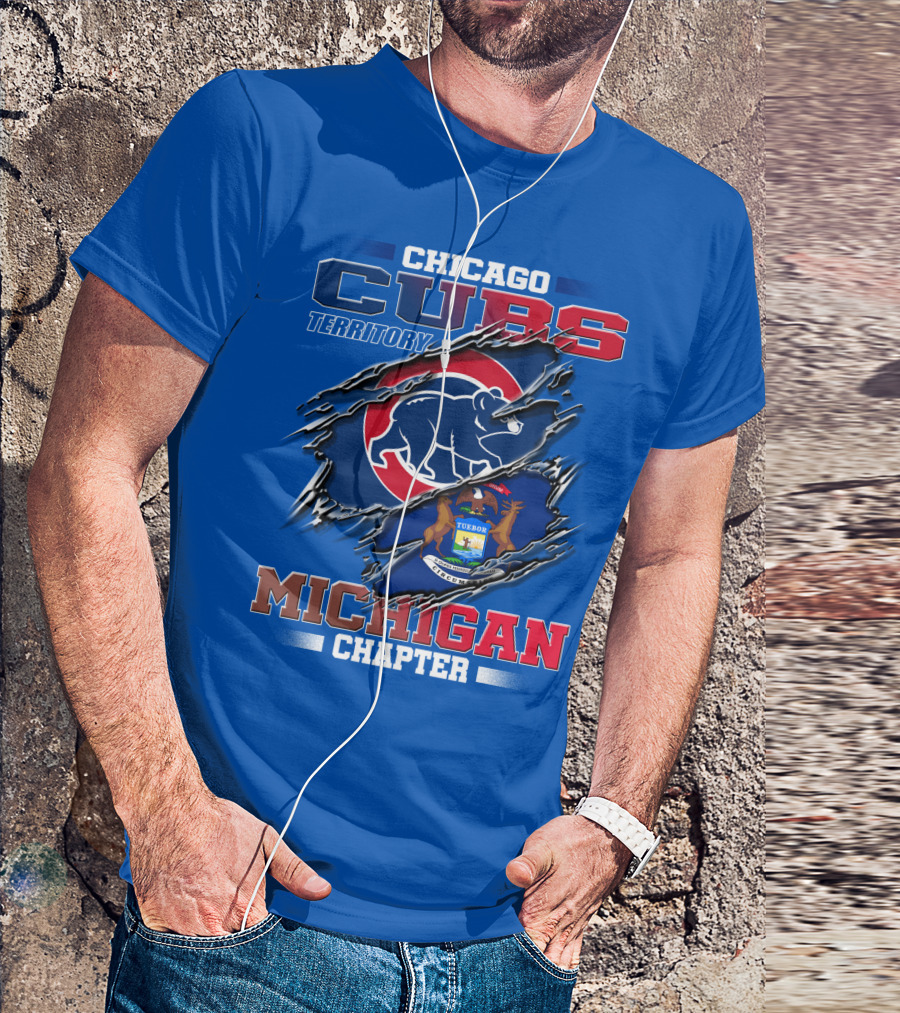 Chicago Cubs Territory Michigan Chapter T-Shirt