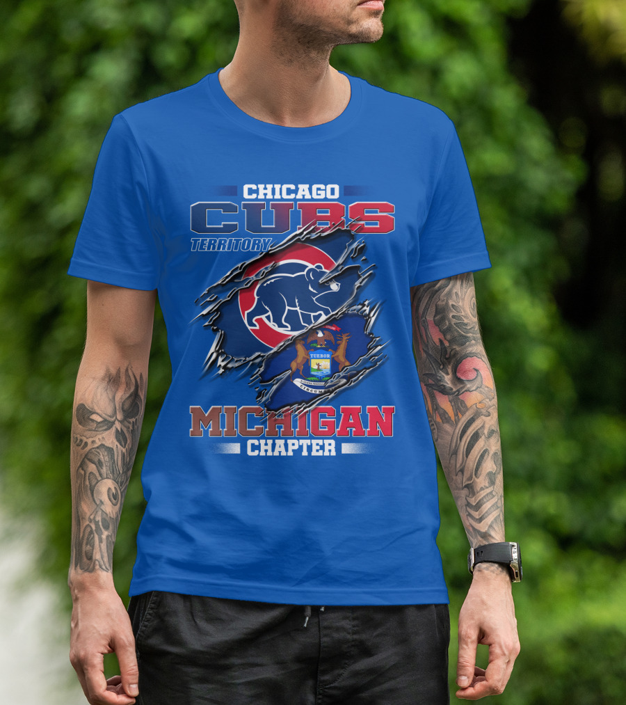 Chicago Cubs Territory Michigan Chapter T-Shirt
