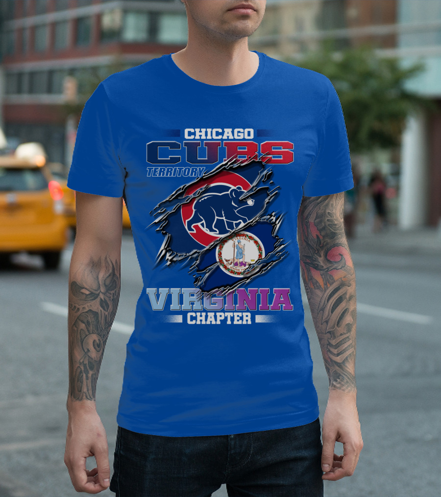 Chicago Cubs Territory Virginia Chapter T-Shirt