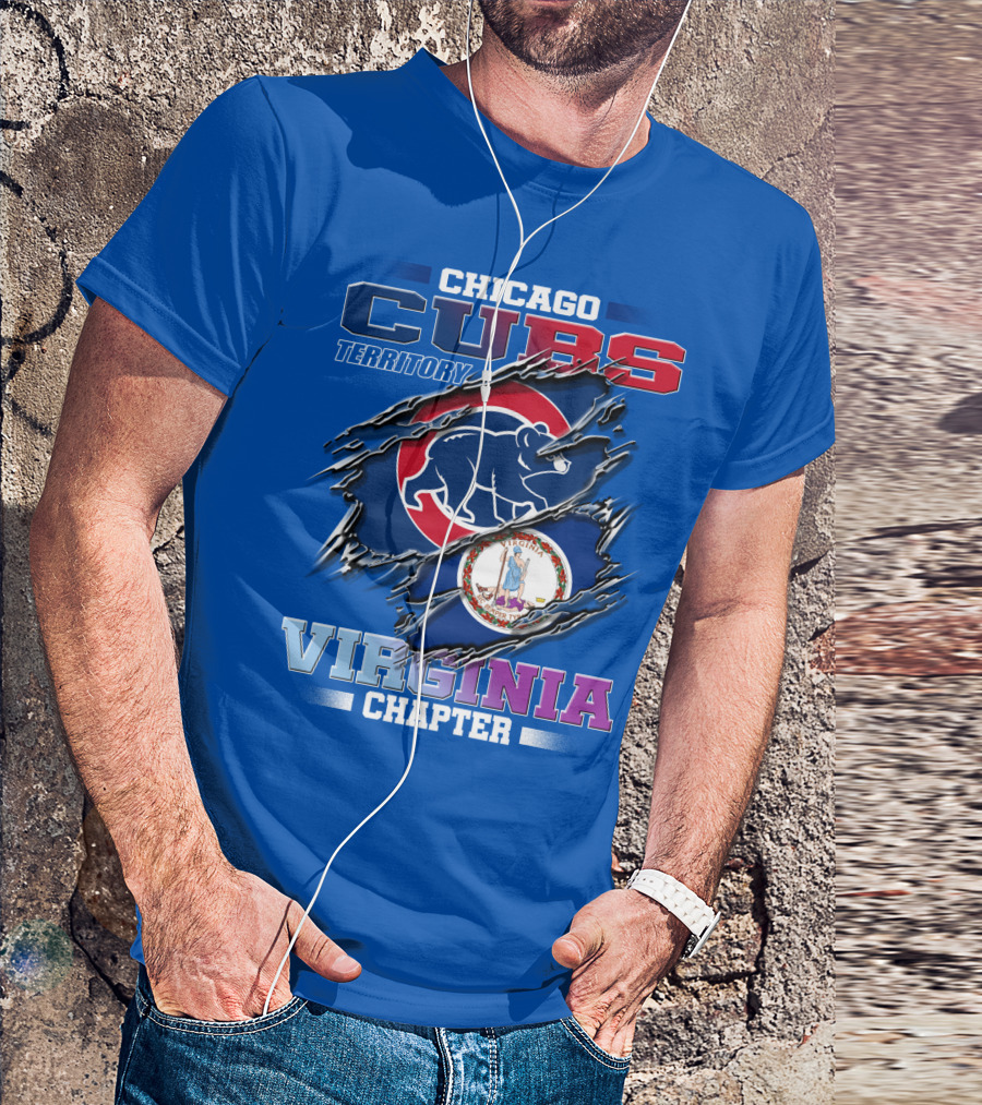 Chicago Cubs Territory Virginia Chapter T-Shirt