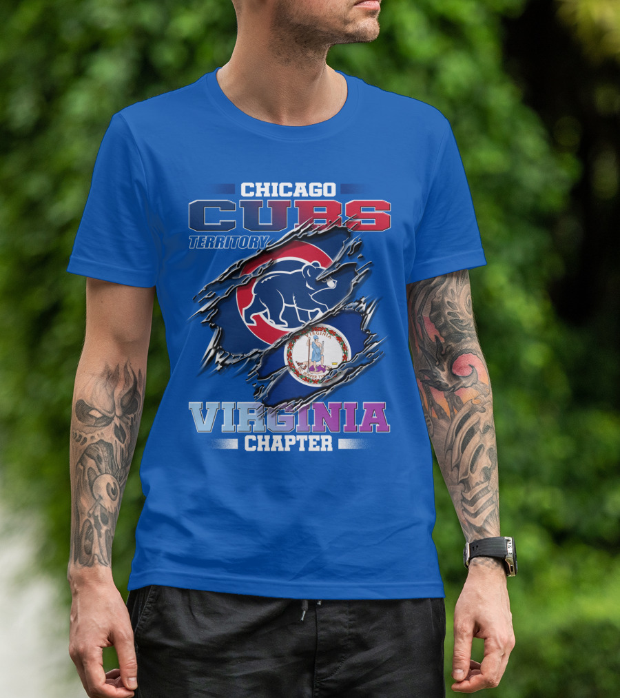 Chicago Cubs Territory Virginia Chapter T-Shirt