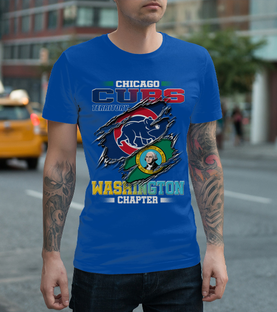 Chicago Cubs Territory Washington Chapter T-Shirt