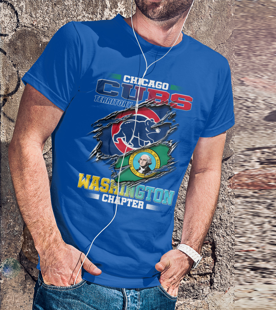 Chicago Cubs Territory Washington Chapter T-Shirt