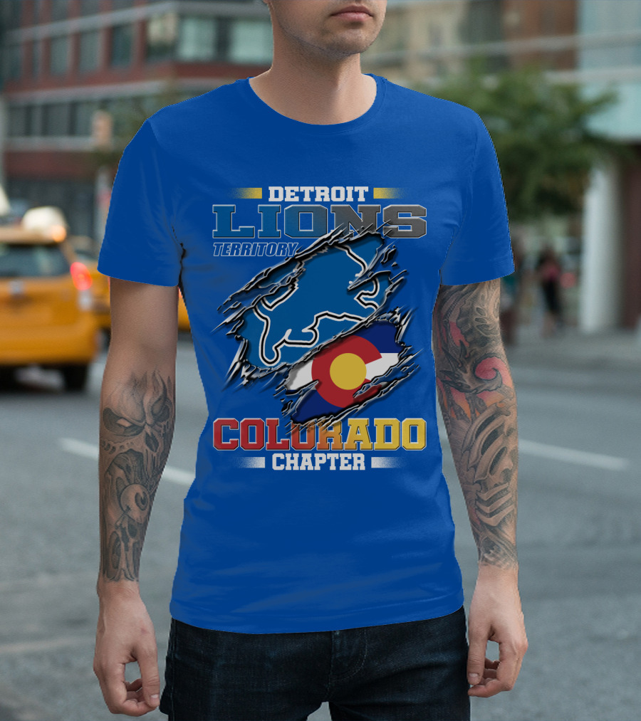 DETROIT LIONS TERRITORY COLORADO CHAPTER T-Shirt