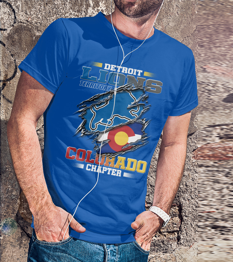 DETROIT LIONS TERRITORY COLORADO CHAPTER T-Shirt