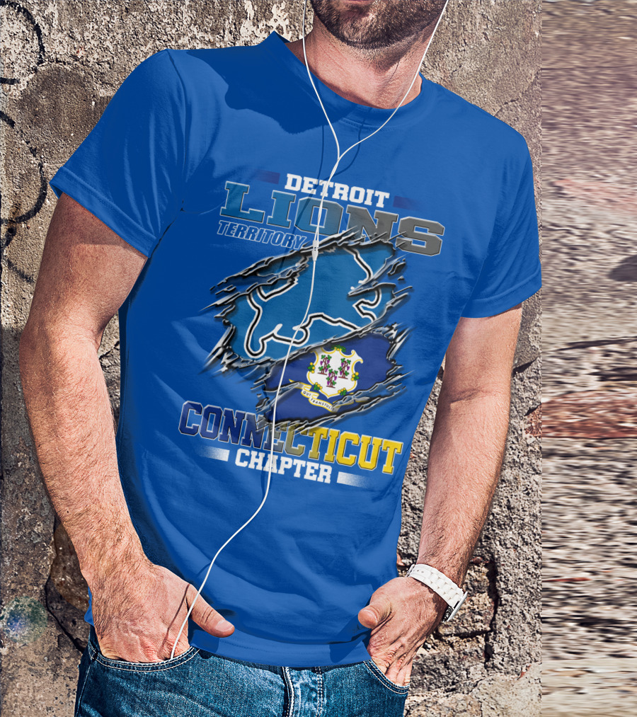 Detroit Lions Territory Connecticut Chapter T-Shirt