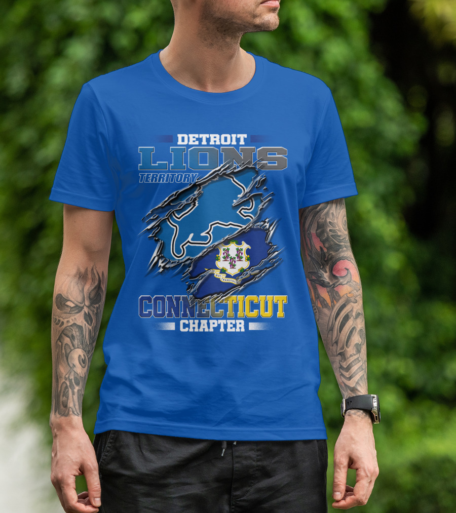 Detroit Lions Territory Connecticut Chapter T-Shirt