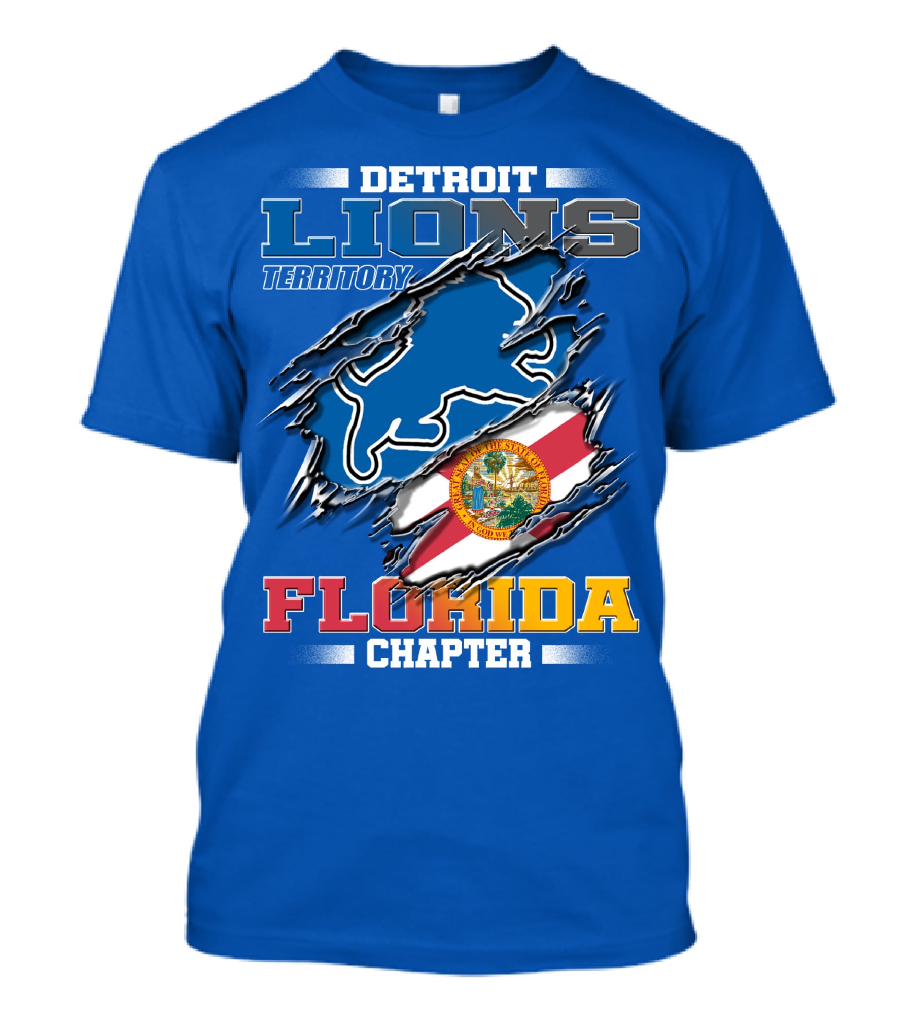 Detroit Lions Territory Florida Chapter T-Shirt