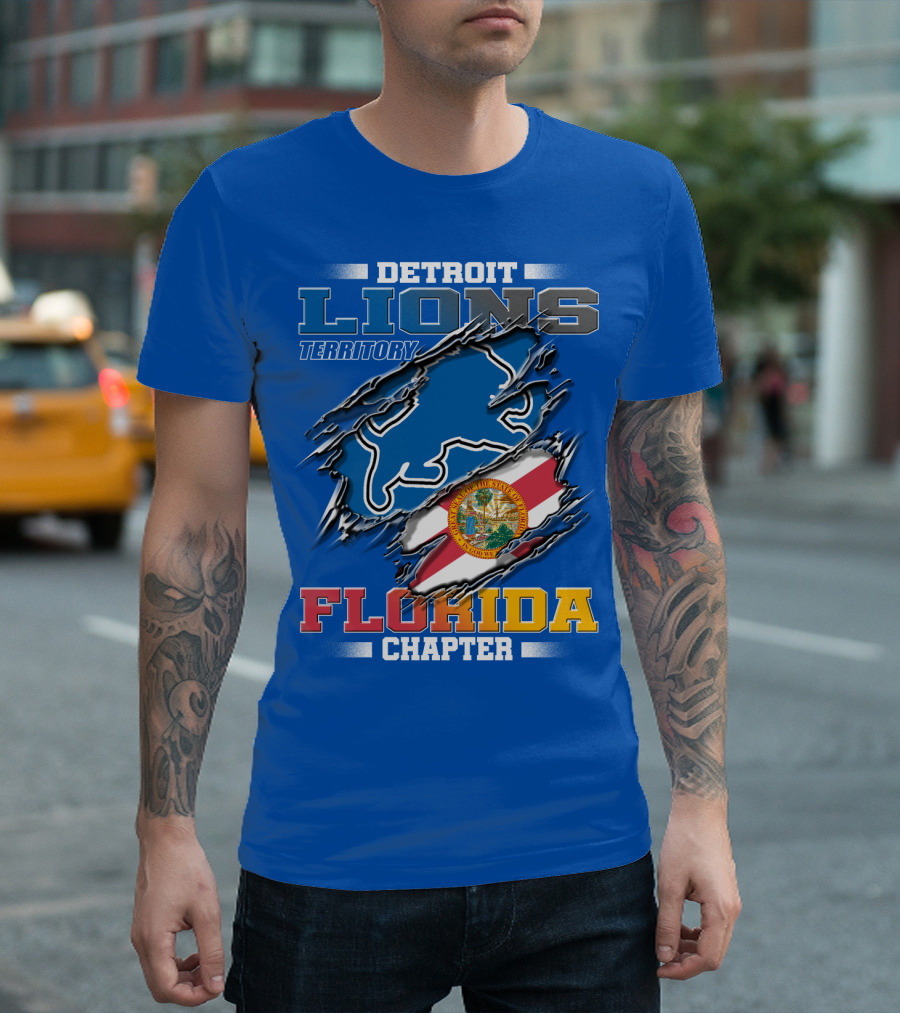 Detroit Lions Territory Florida Chapter T-Shirt