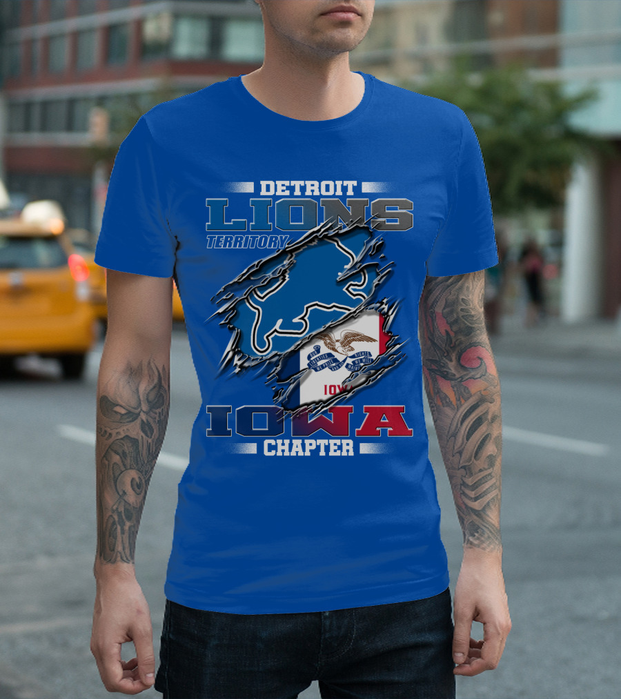 DETROIT LIONS TERRITORY IOWA CHAPTER T-Shirt