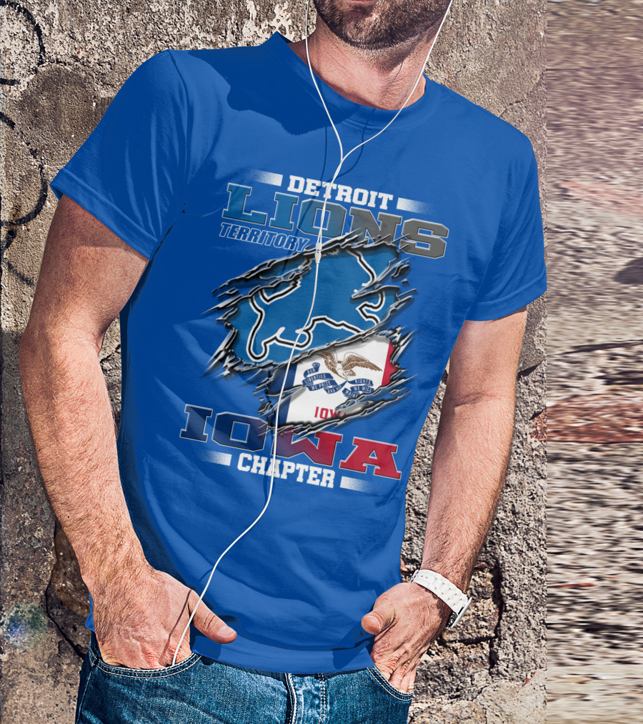 DETROIT LIONS TERRITORY IOWA CHAPTER T-Shirt