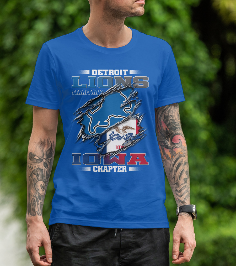 DETROIT LIONS TERRITORY IOWA CHAPTER T-Shirt