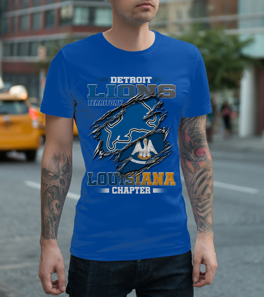 DETROIT LIONS TERRITORY LOUISIANA CHAPTER T-Shirt