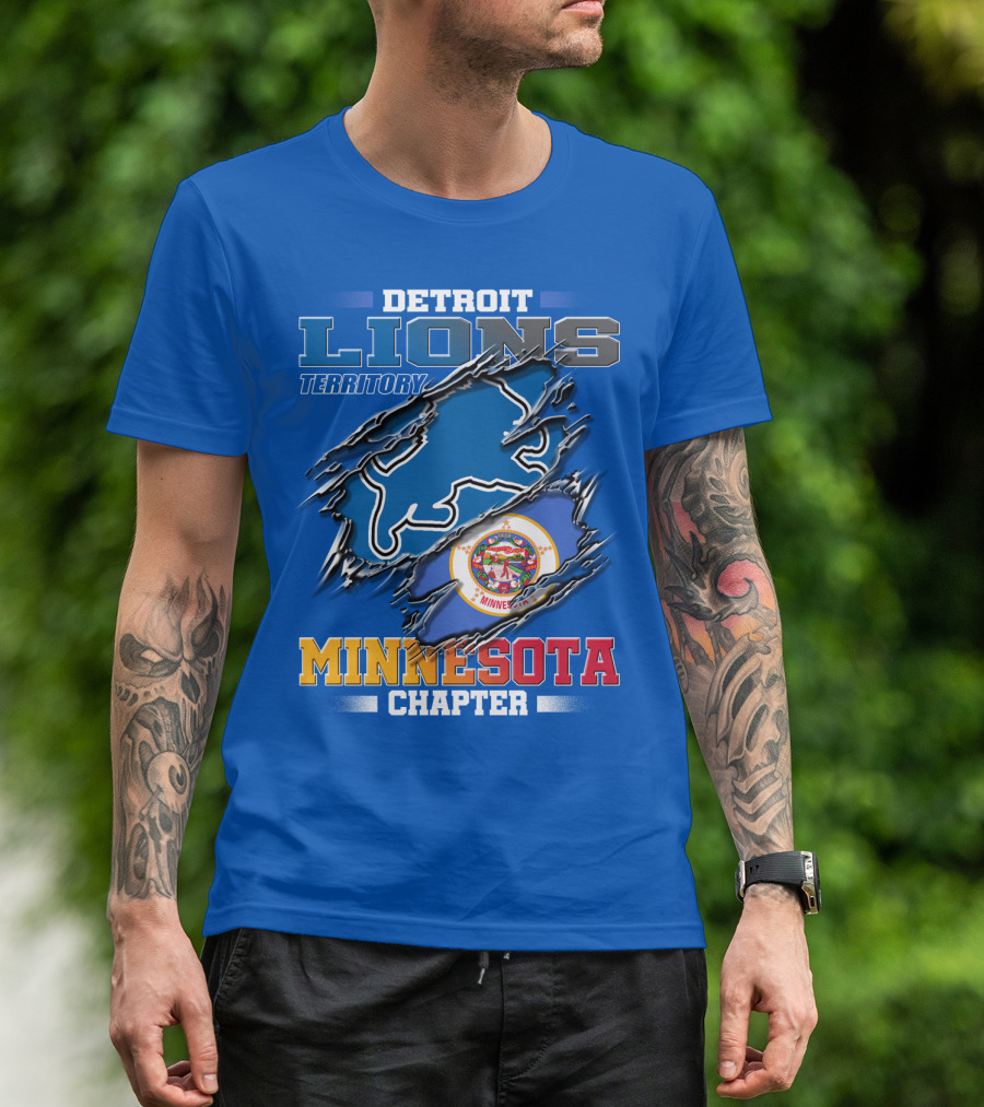DETROIT LIONS TERRITORY MINNESOTA CHAPTER T-Shirt