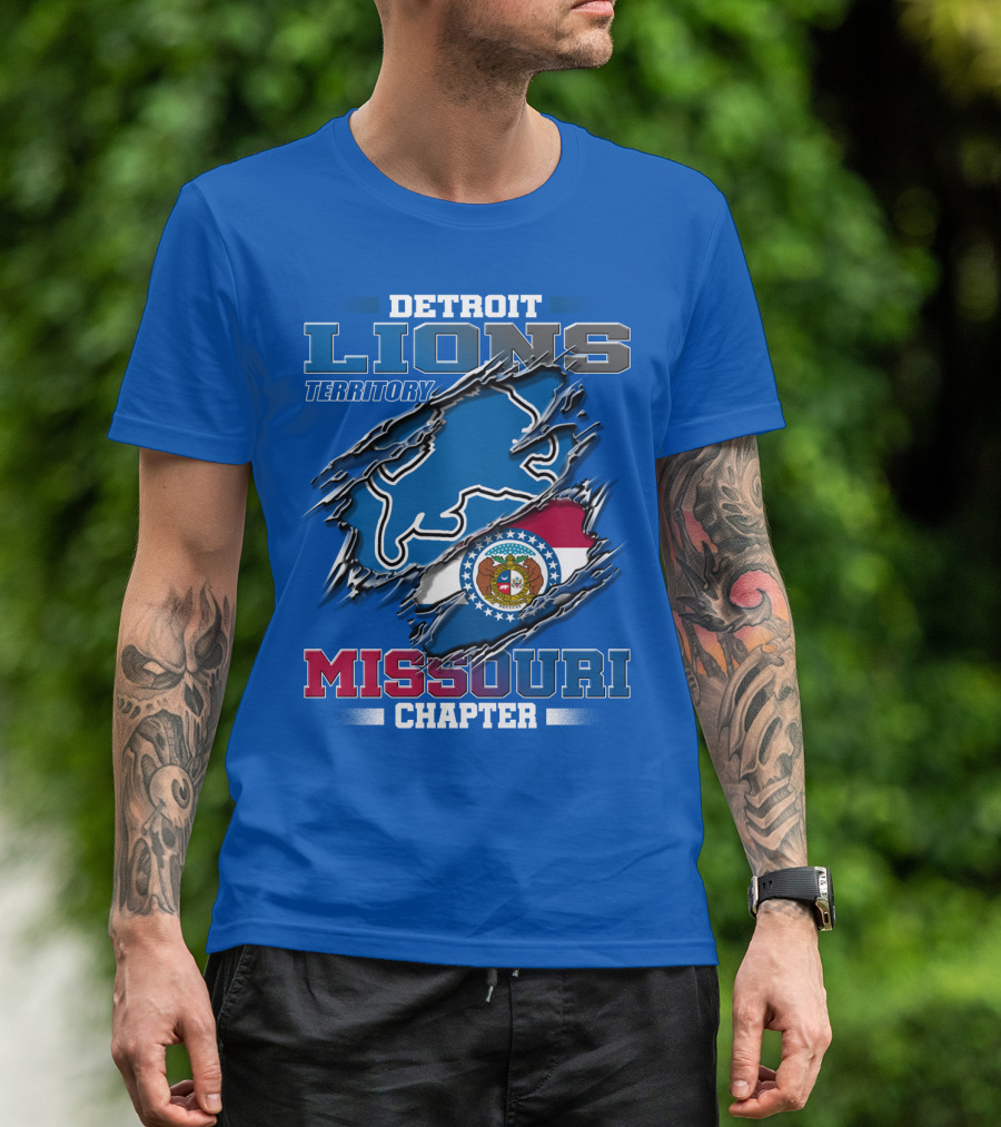 DETROIT LIONS TERRITORY MISSOURI CHAPTER T-Shirt