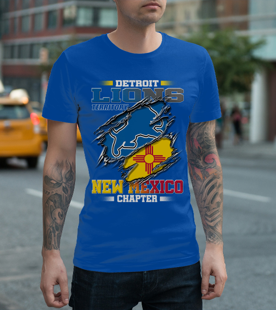 Detroit Lions Territory New Mexico Chapter T-Shirt
