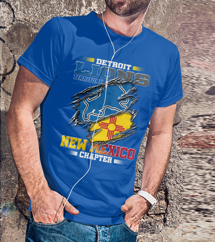 Detroit Lions Territory New Mexico Chapter T-Shirt
