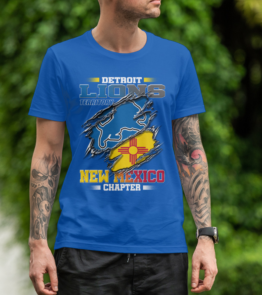 Detroit Lions Territory New Mexico Chapter T-Shirt