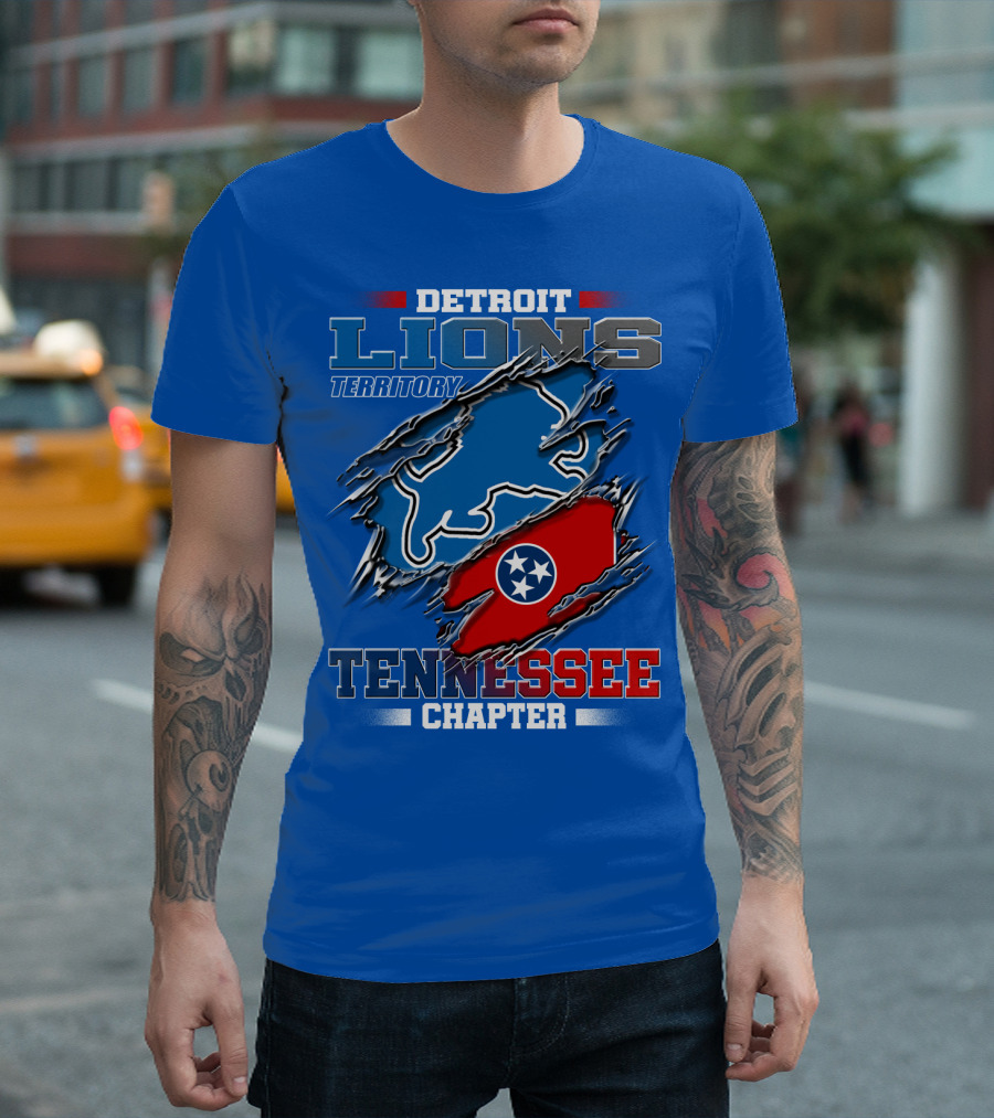 Detroit Lions Territory Tennessee Chapter T-Shirt