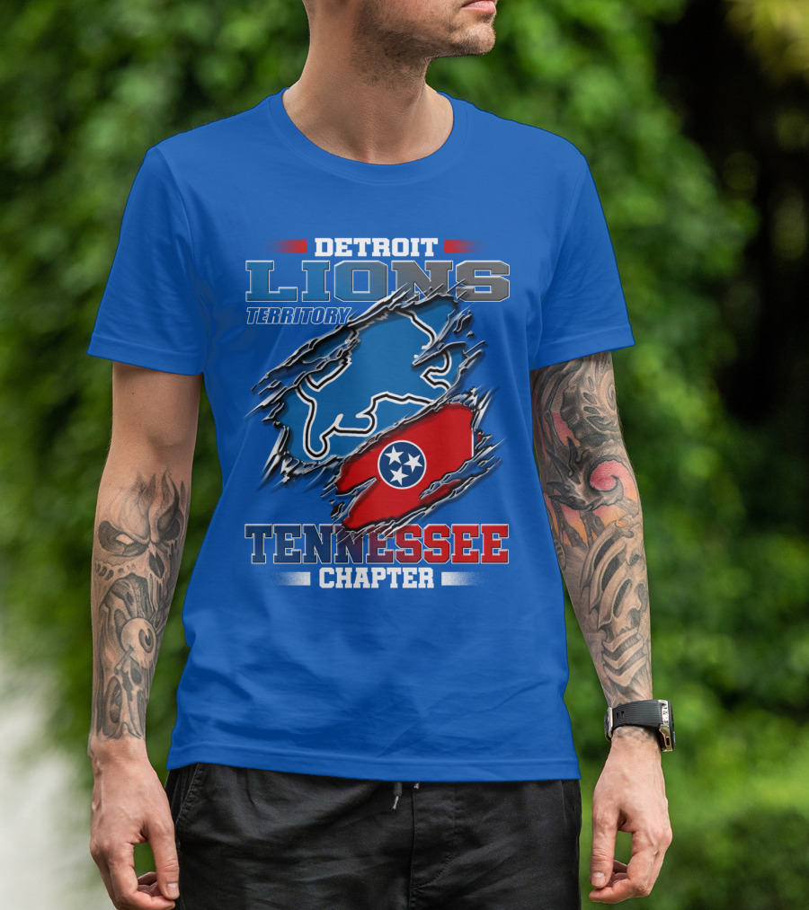 Detroit Lions Territory Tennessee Chapter T-Shirt
