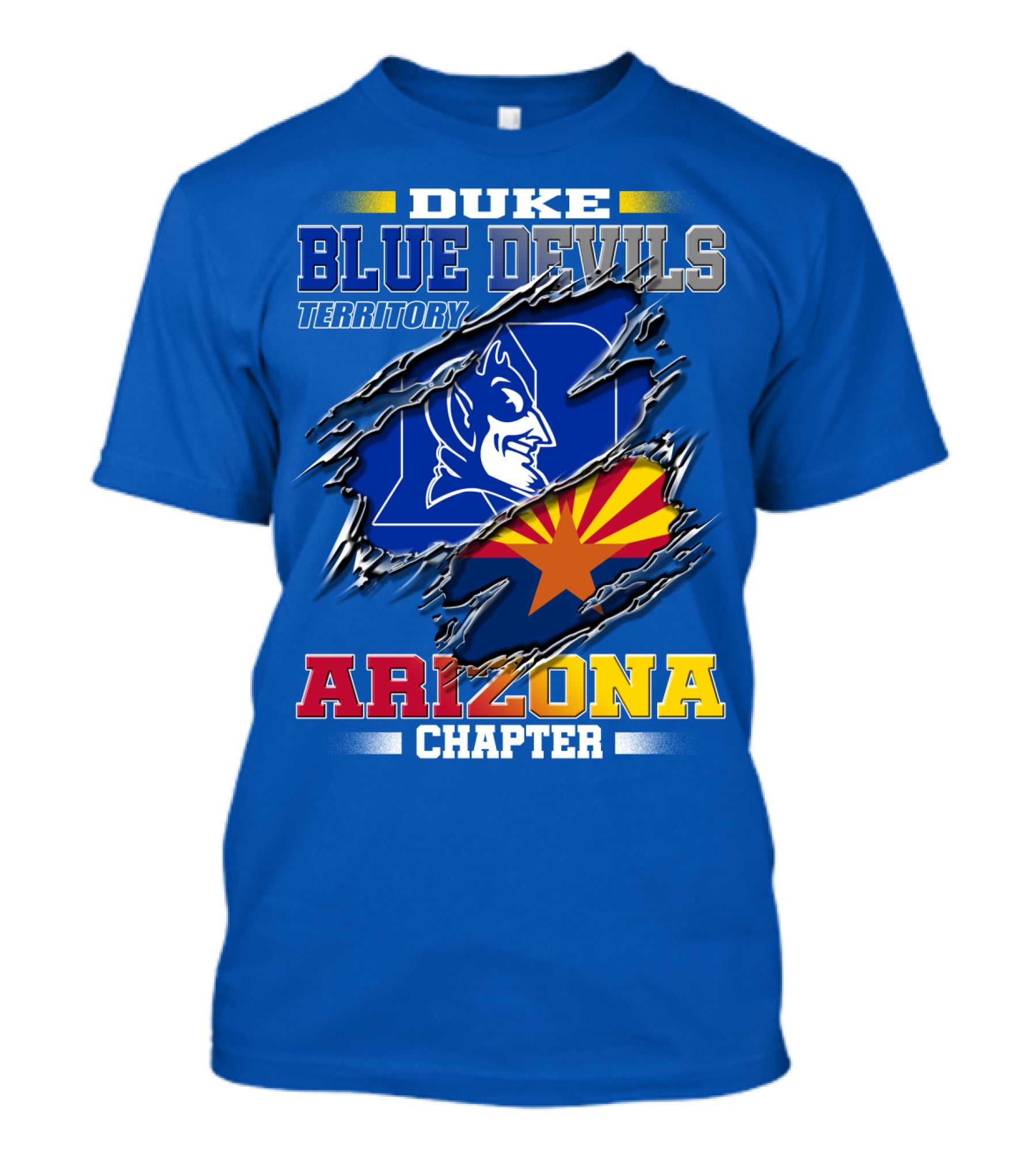 Duke Blue Devils Territory Arizona Chapter T-Shirt