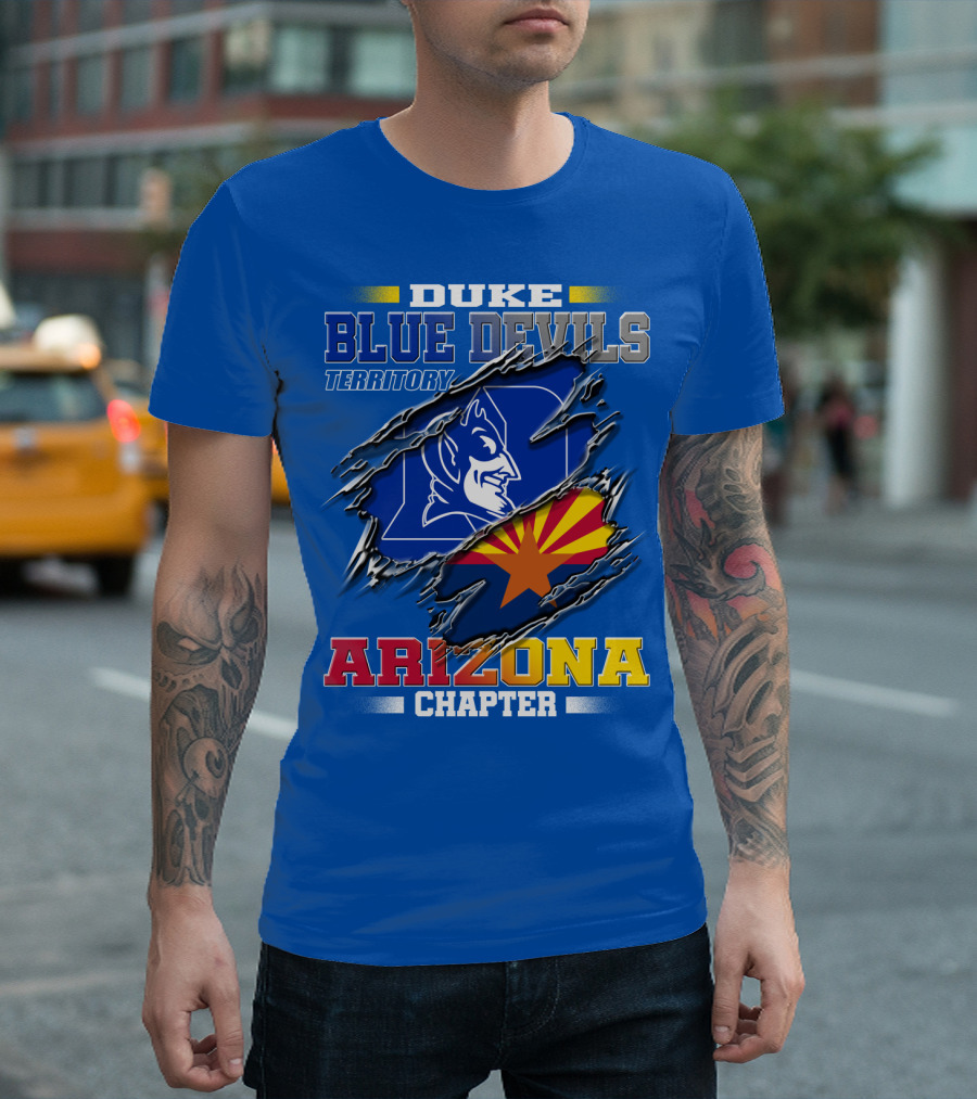 Duke Blue Devils Territory Arizona Chapter T-Shirt