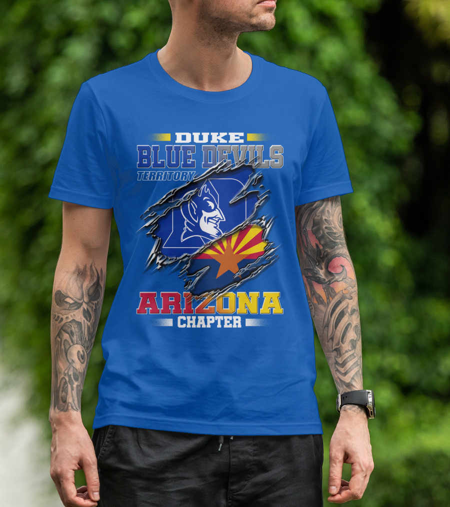 Duke Blue Devils Territory Arizona Chapter T-Shirt