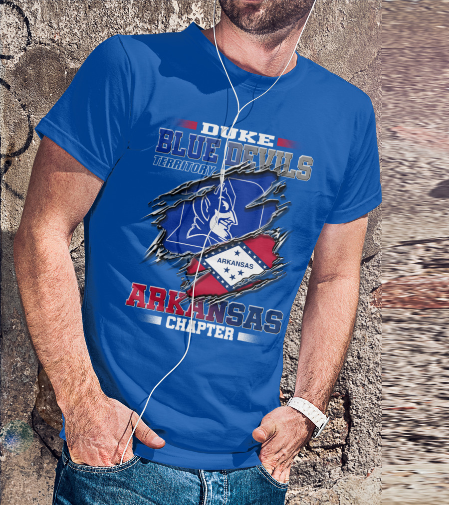 Duke Blue Devils Territory Arkansas Chapter T-Shirt