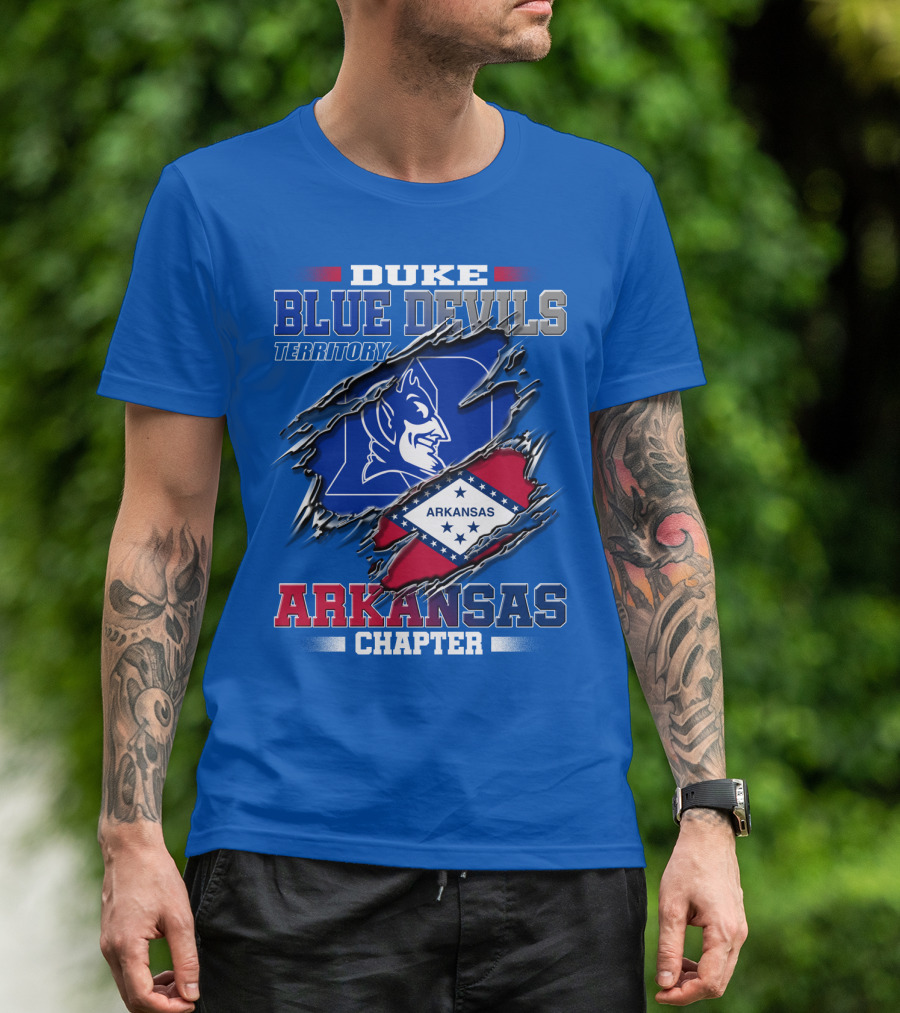 Duke Blue Devils Territory Arkansas Chapter T-Shirt