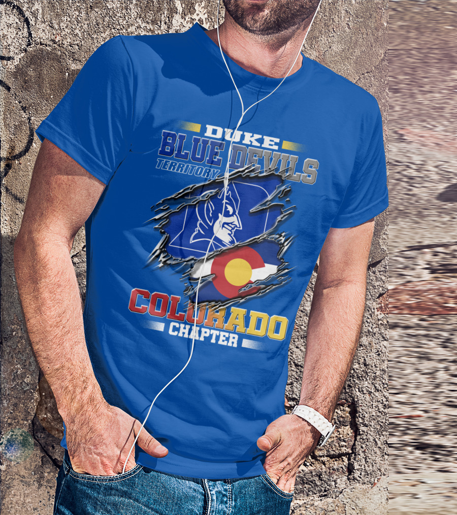 DUKE BLUE DEVILS TERRITORY COLORADO CHAPTER T-Shirt