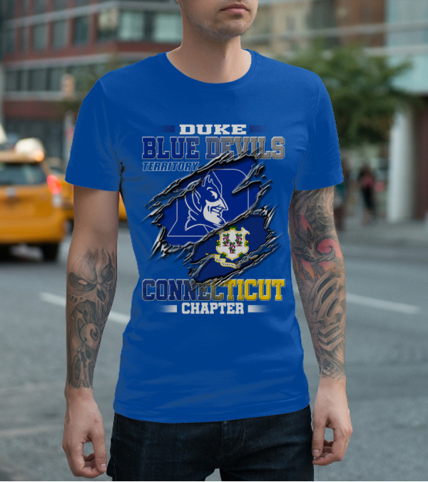 Duke Blue Devils Territory Connecticut Chapter T-Shirt
