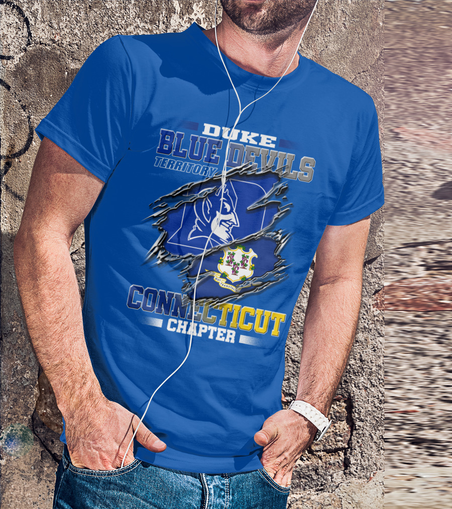 Duke Blue Devils Territory Connecticut Chapter T-Shirt