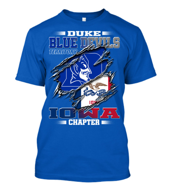 DUKE Blue Devils Territory Iowa Chapter T-Shirt