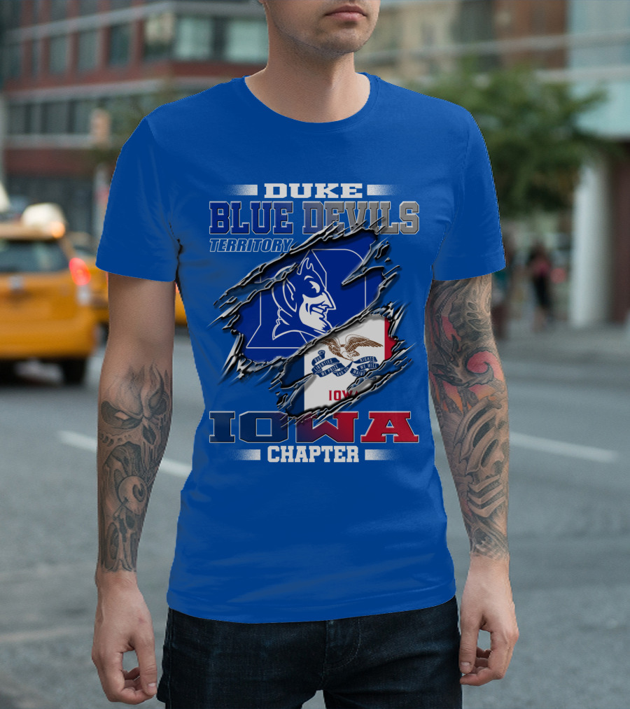 DUKE Blue Devils Territory Iowa Chapter T-Shirt