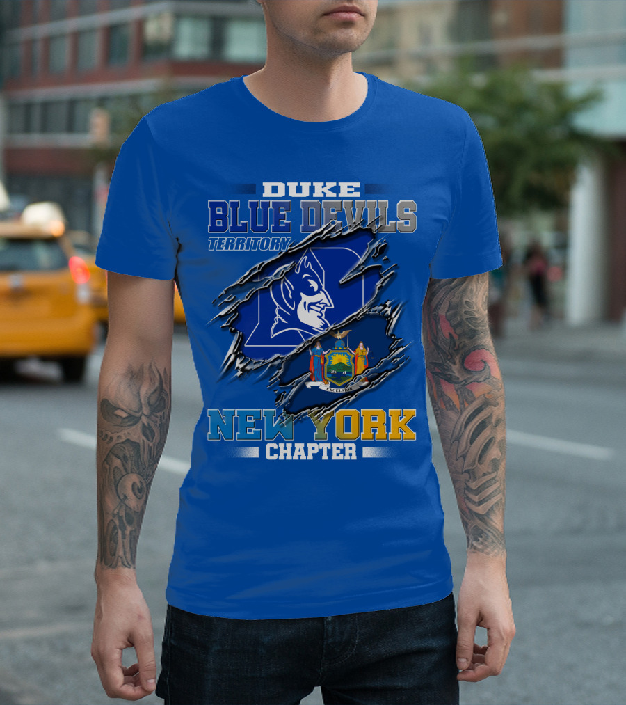 Duke Blue Devils Territory New York Chapter T-Shirt
