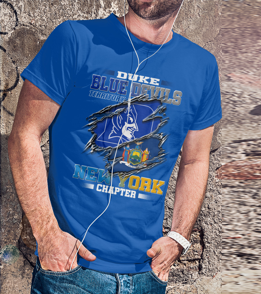 Duke Blue Devils Territory New York Chapter T-Shirt