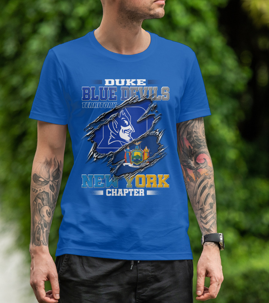 Duke Blue Devils Territory New York Chapter T-Shirt