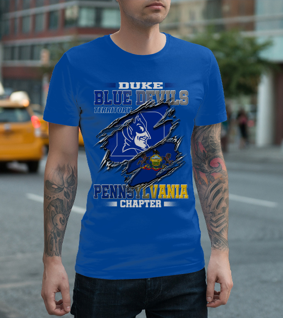 Duke Blue Devils Territory Pennsylvania Chapter T-Shirt