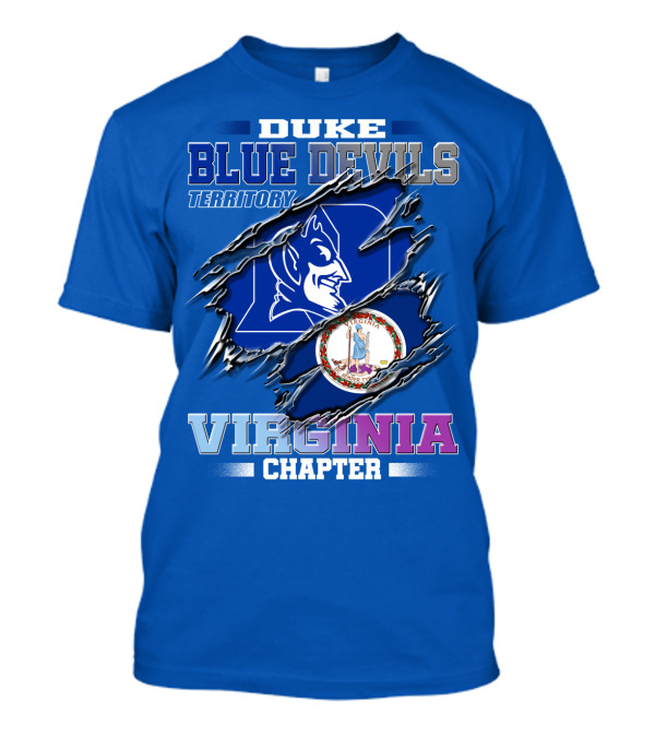 Duke Blue Devils Territory Virginia Chapter T-Shirt