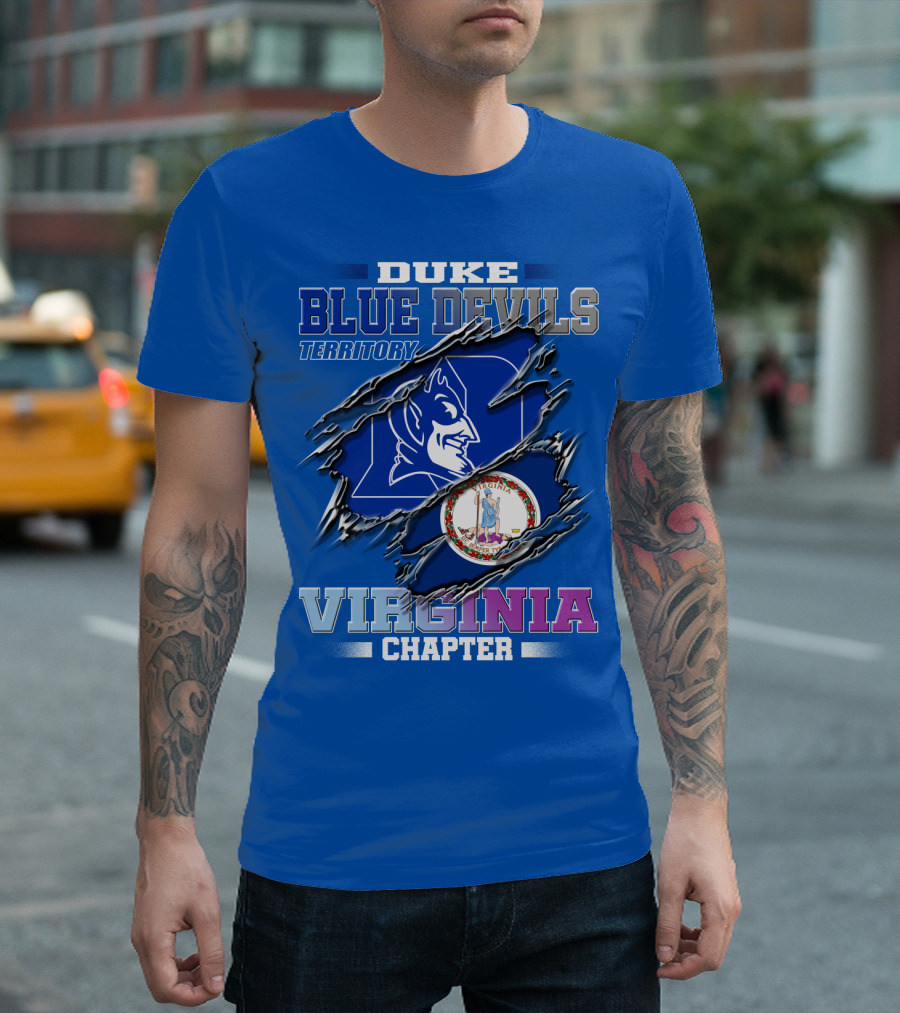 Duke Blue Devils Territory Virginia Chapter T-Shirt