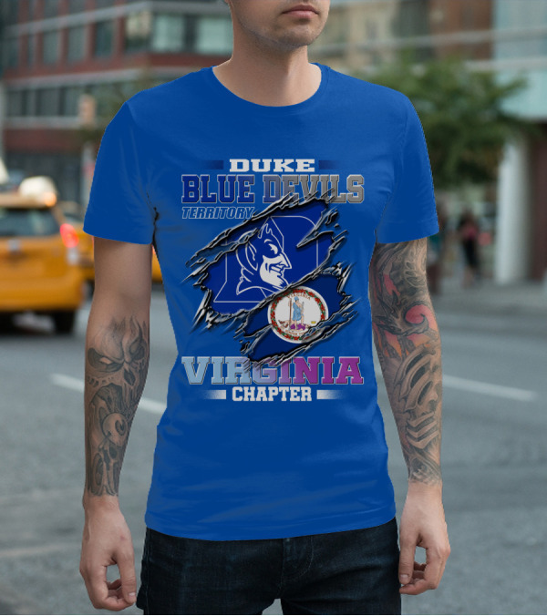 Duke Blue Devils Territory Virginia Chapter T-Shirt