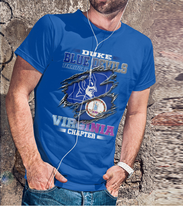 Duke Blue Devils Territory Virginia Chapter T-Shirt