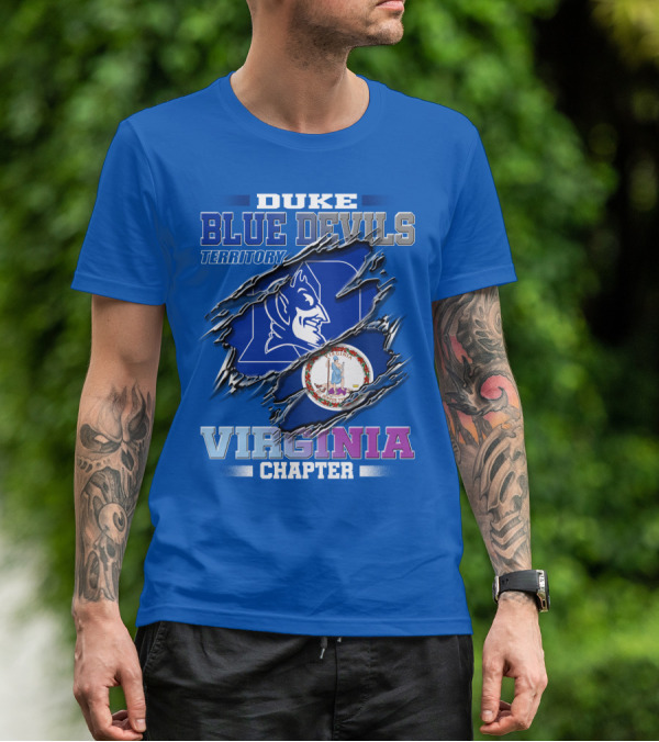 Duke Blue Devils Territory Virginia Chapter T-Shirt