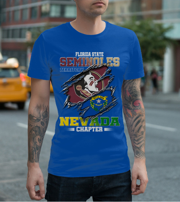 Florida State Seminoles Territory Nevada Chapter Little Honor State T-Shirt