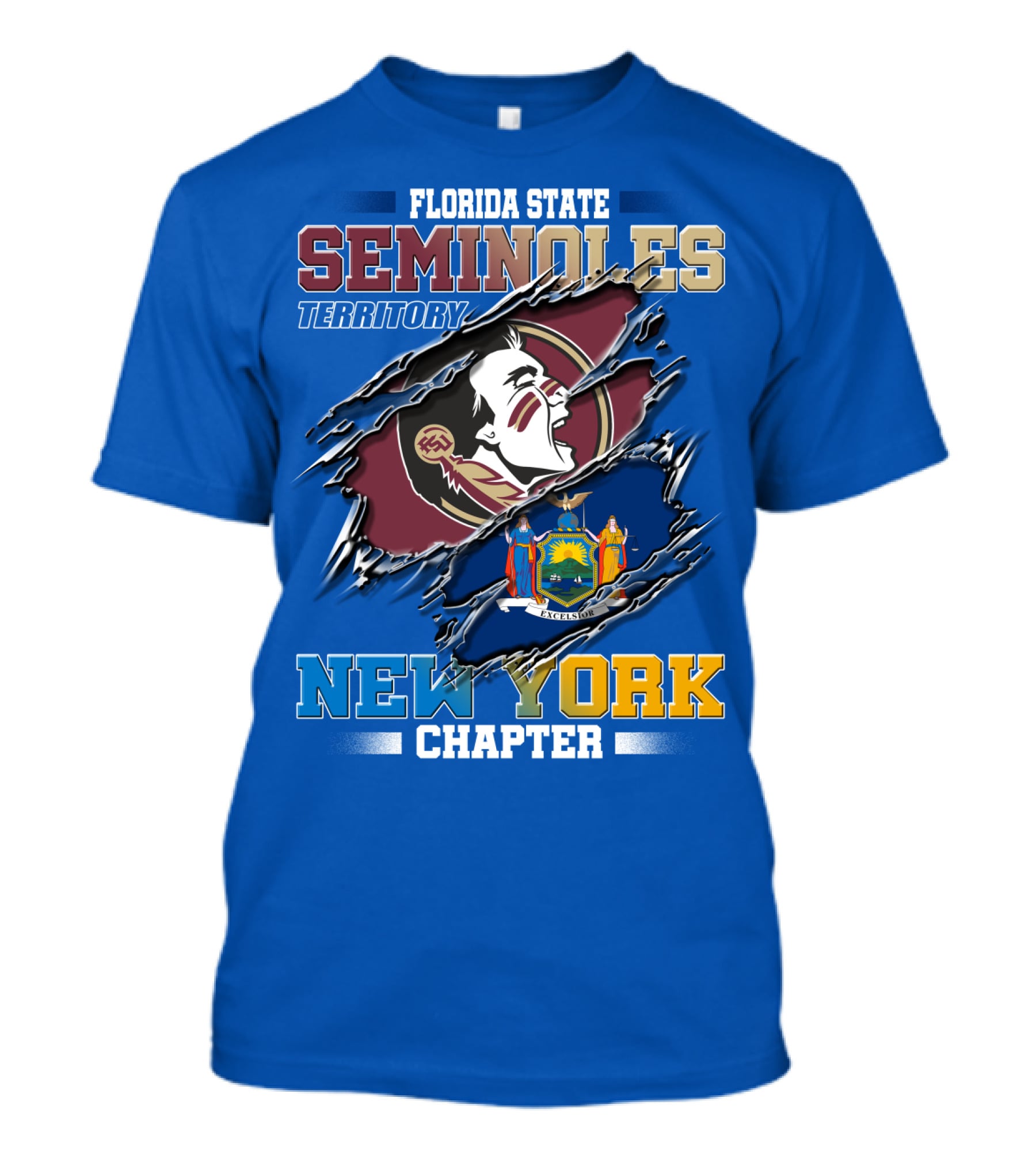 Florida State Seminoles Territory New York Chapter T-Shirt
