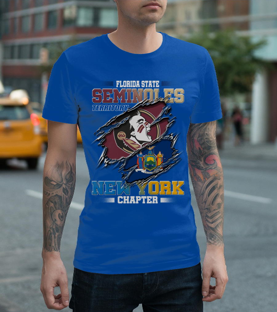 Florida State Seminoles Territory New York Chapter T-Shirt