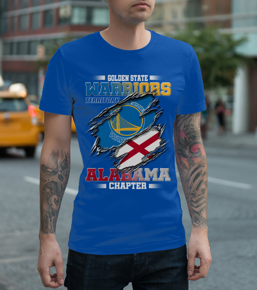 Golden State Warriors Territory Alabama Chapter T-Shirt